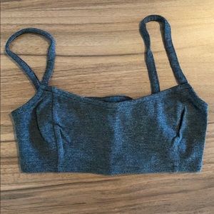 gray bralette